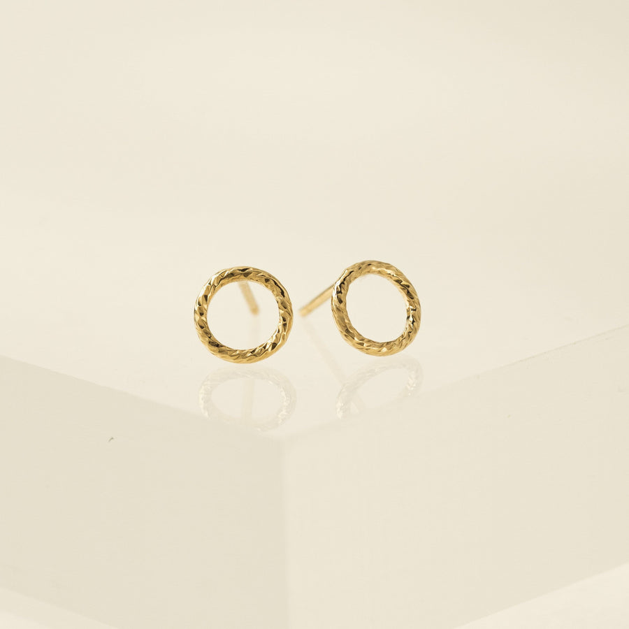 Ring Gold-Filled Stud Earrings