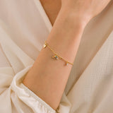 Riot Rainbow Charm Bracelet