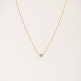Solitaire Necklace Gold