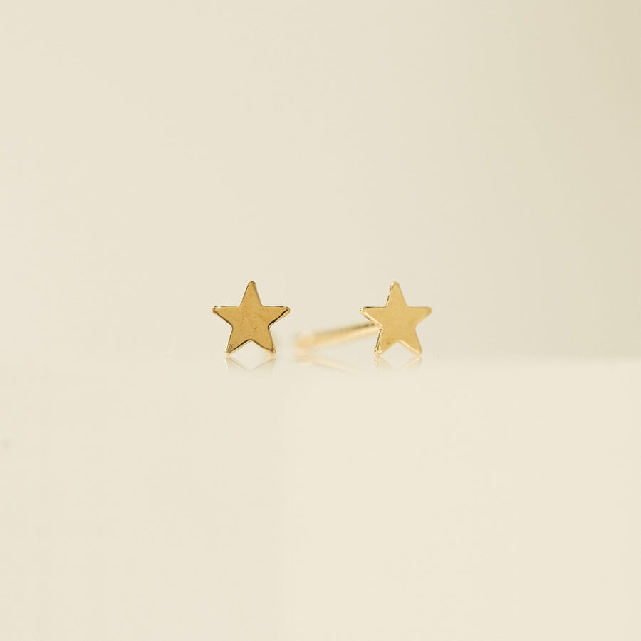 Star Gold-Filled Stud Earrings