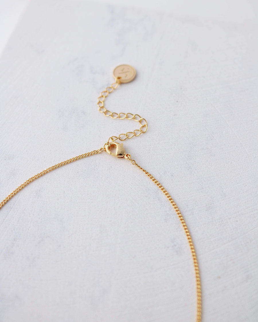 The Future is Yours Pave Rainbow Necklace