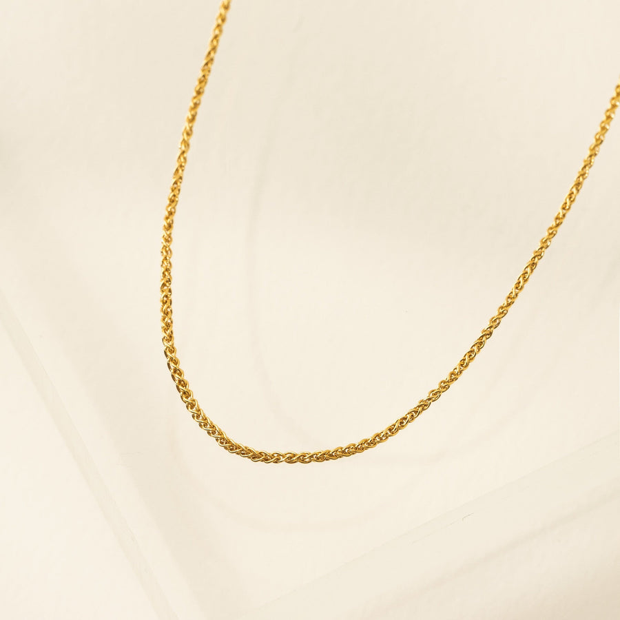 Wheat Chain Gold-Filled Necklace