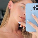 Everly Heart Huggie Hoop Earrings