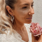 Flora Deco Drop Earrings